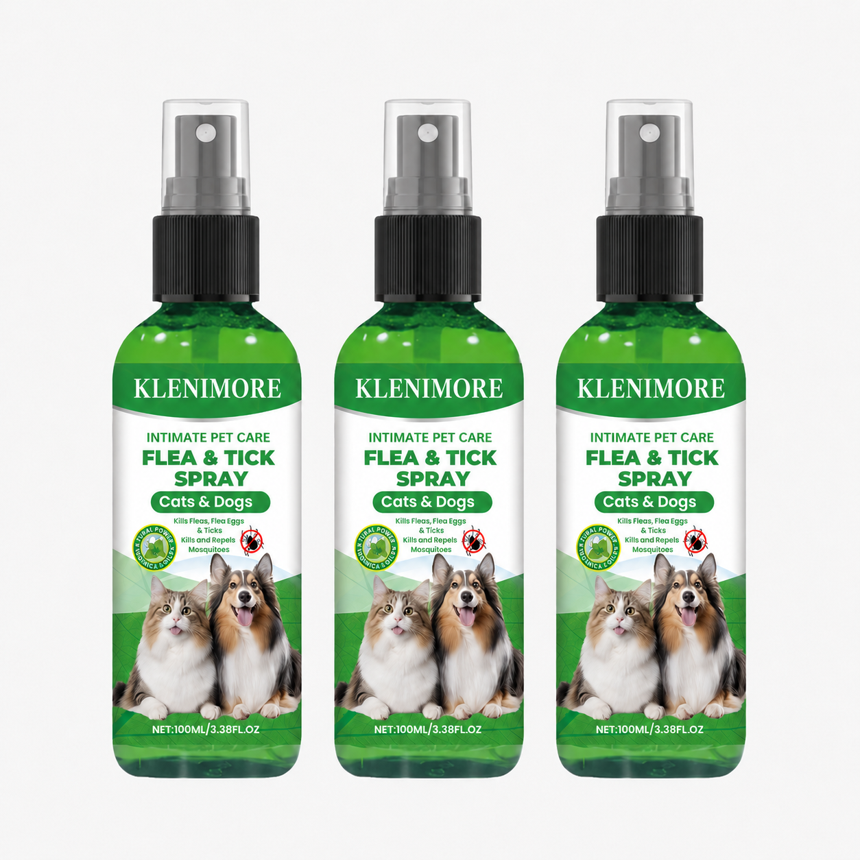 KLENIMORE™🍃Natural Flea & Tick Spray for Dogs & Cats–Helps Kill & Repel Fleas & Ticks
