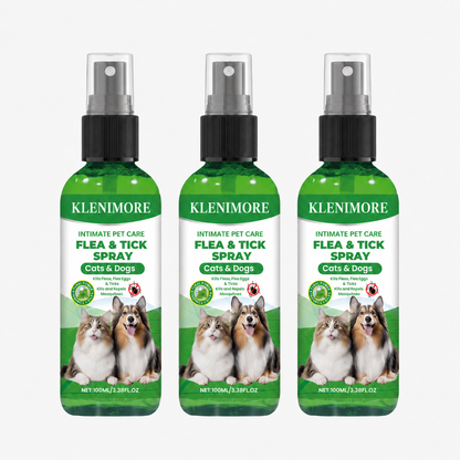 KLENIMORE™🍃Natural Flea & Tick Spray for Dogs & Cats–Helps Kill & Repel Fleas & Ticks