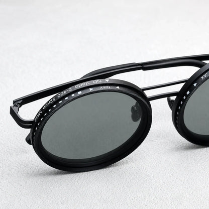 KLENIMORE Polarized Adjustable-Tint Sunglasses with Built-In Variable ND Lenses