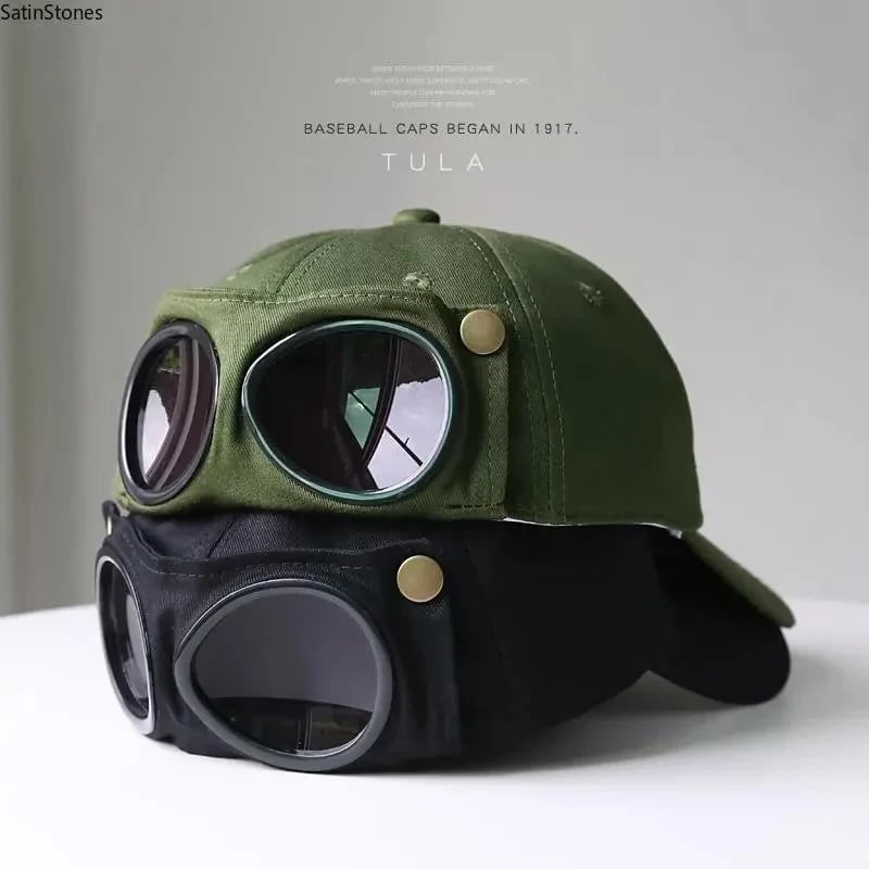 Pilot inspired cotton baseball cap
