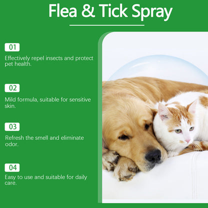 KLENIMORE™🍃Natural Flea & Tick Spray for Dogs & Cats–Helps Kill & Repel Fleas & Ticks